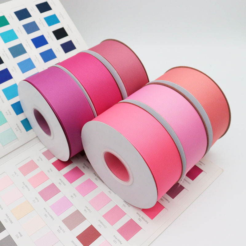 Solid grosgrain ribbon